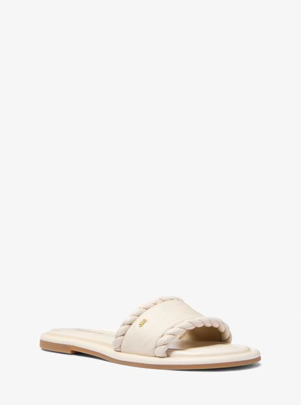 Michael Kors Dana Leather Slide Sandal 1