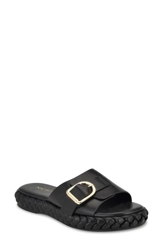 Nine West Shantel Buckle Slide Sandal 1