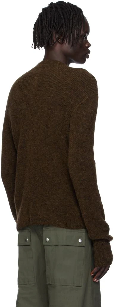 Rick Owens Brown Concordians Headon Pull Sweater 3