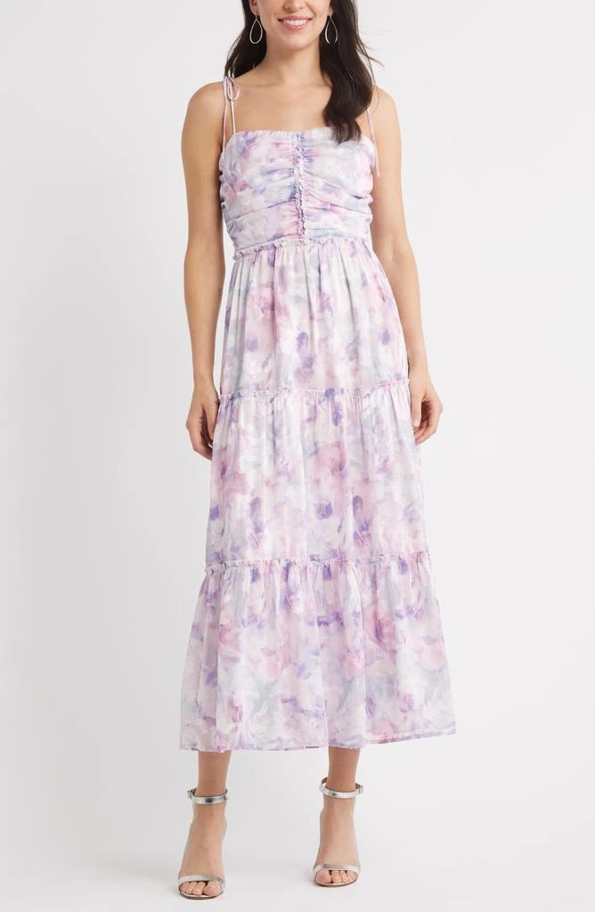 chinese dress ladies Chelsea 28 Nwt Lilac Maxi Dress Size S