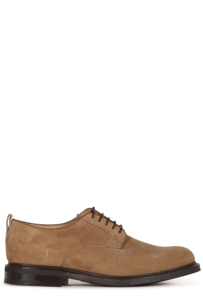 NEW SCARPE DI BIANCO men\'s pisa suede derby shoes in dark bark Shop Men main image 3