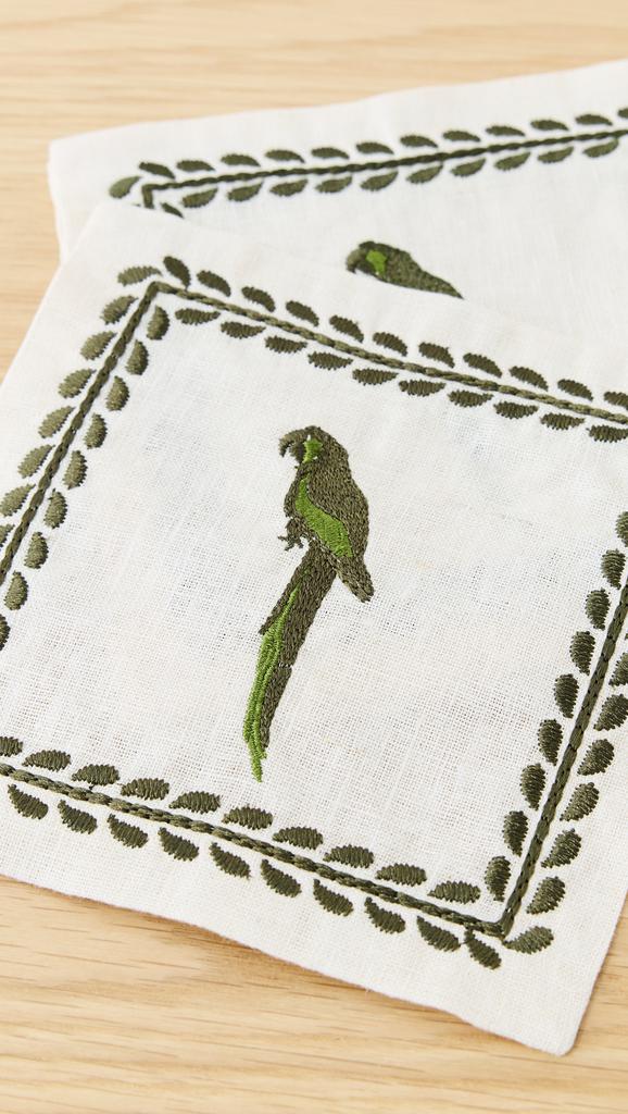 JOHANNA ORTIZ Dark Jungle Caica Cocktail Napkin Set of 4
