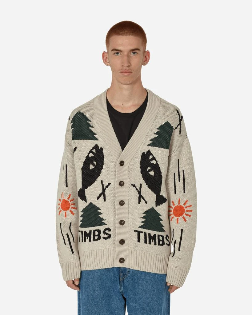 Timberland Nina Chanel Abney Intarsia Cardigan Light Beige 1