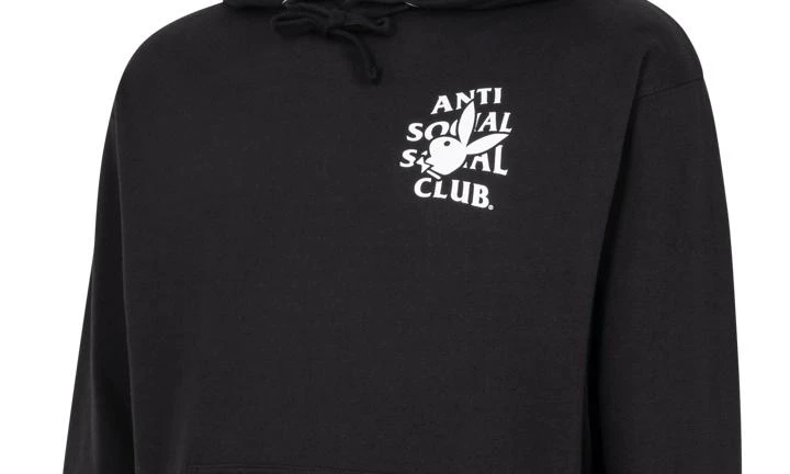 Anti Social Social Club Anti Social Social Club Playboy X Assc Bunny Logo Hoodie 3
