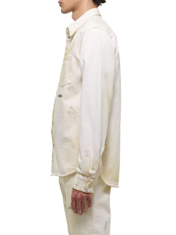 Helmut Lang Cotton Button-Front Shirt Jacket 3