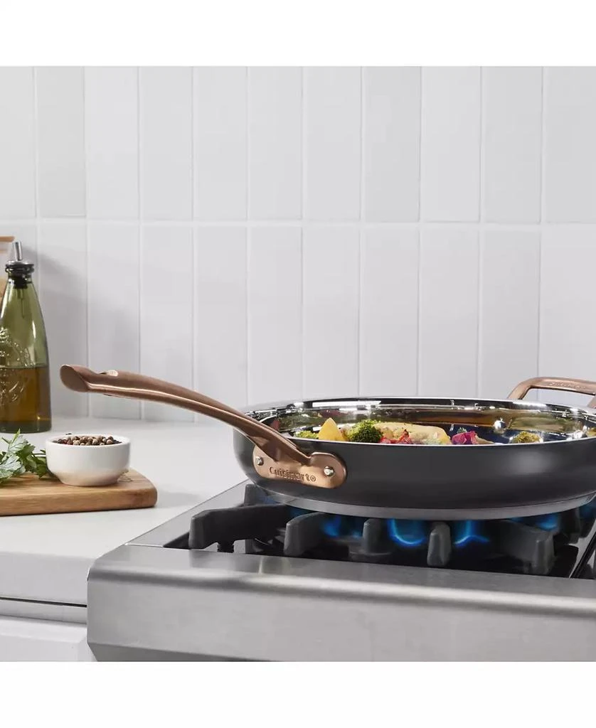 Cuisinart Matte Black Elegance Stainless Steel 12" Skillet 3