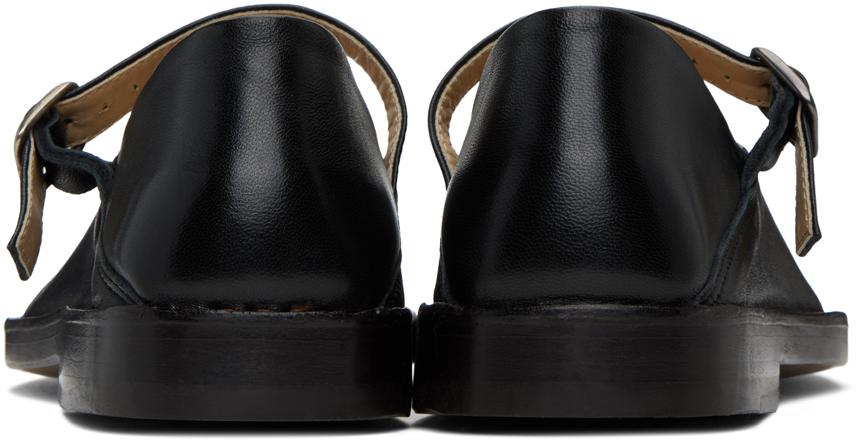 LEMAIRE Black Ballerina Loafers
