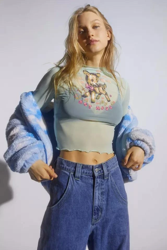 Urban Outfitters UO Teagan Hot Mess Mesh Tee 4