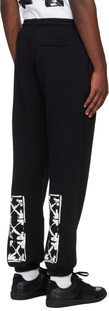 Off-White Black Ink Arrow Cuffed Sweatpants 3