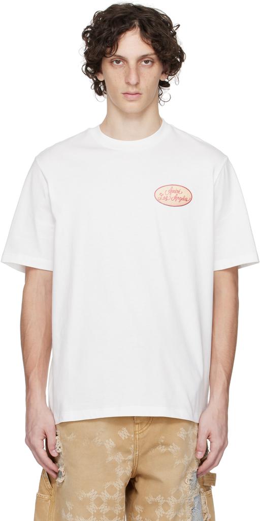【関税込み】AMIRI ホワイト 'Amiri' Jazz Band Tシャツ AMIRI White 'Amiri' Jazz Band T-shirt - T-Shirts - BeyondStyle