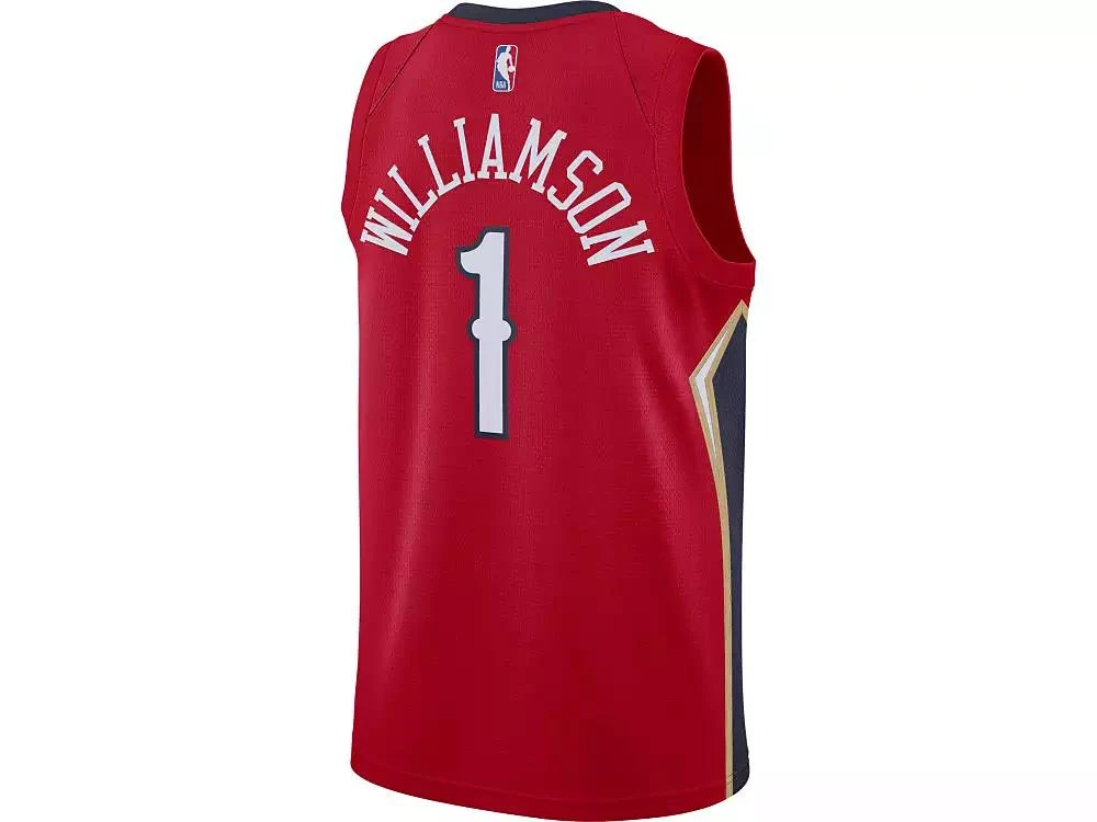 Jordan New Orleans Pelicans Men's Statement Swingman Jersey Zion Williamson 1