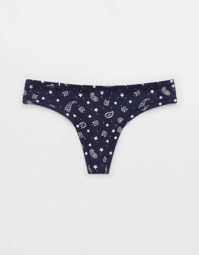 Aerie Superchill Cotton Thong Underwear