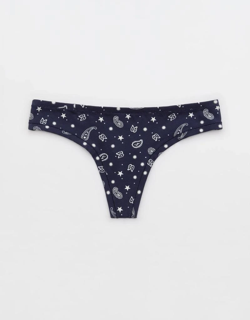 Aerie Superchill Cotton Thong Underwear 1