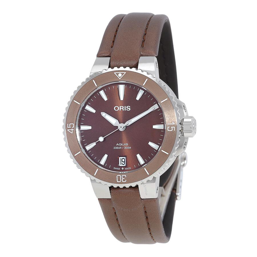 Oris Aquis Automatic Brown Dial Watch 01 733 7731 4156-07 3 18 01FC