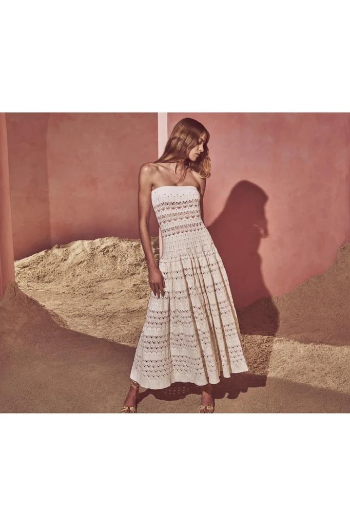 slim fit dress slacks The Alexis Strapless Glitter Gown with Removeable Overskirt Sage / 6 main image 1