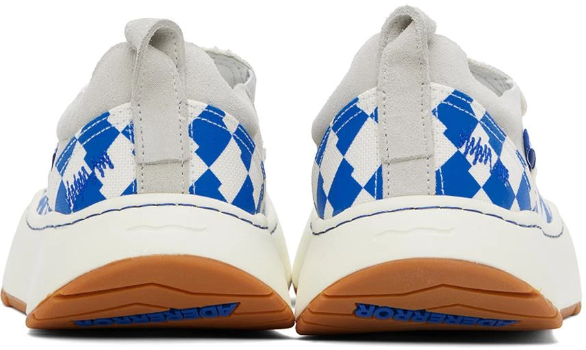 ADER error Blue & White Log LAD Sneakers 2