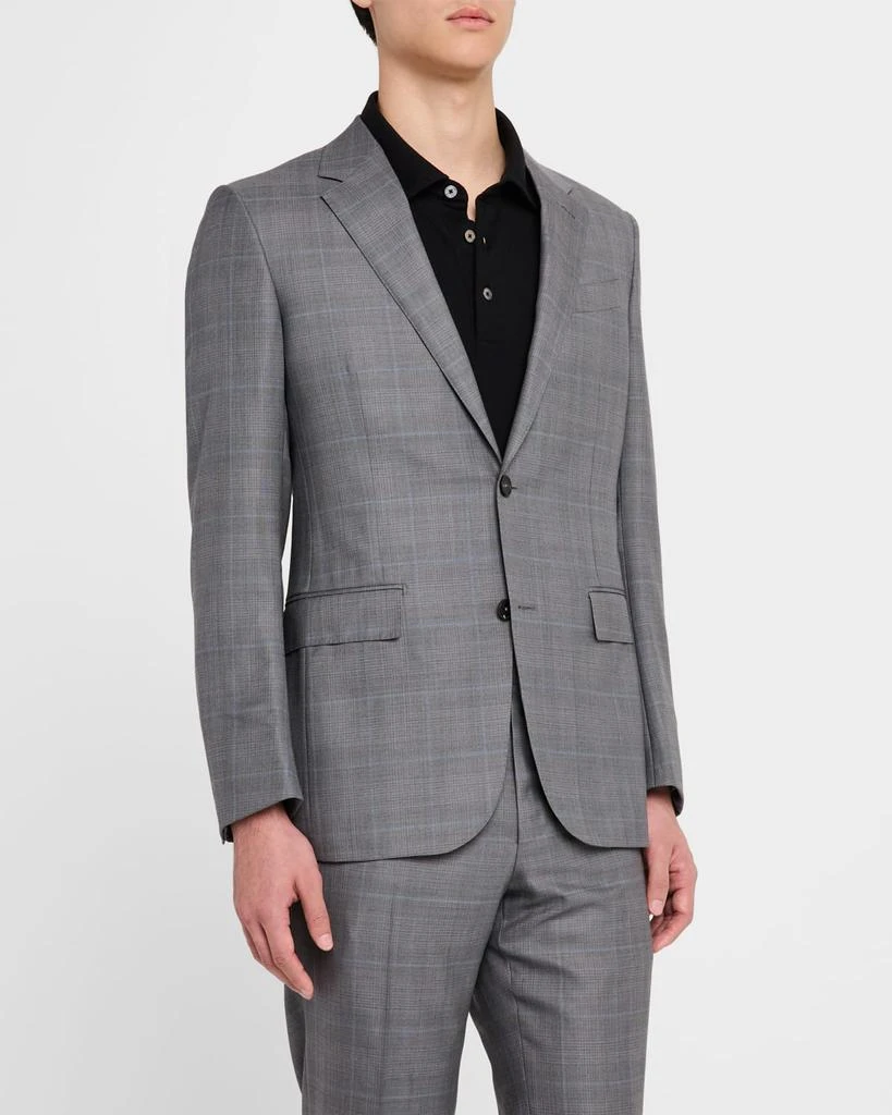 Zegna Men's 15milmil15 Wool Plaid Suit 6