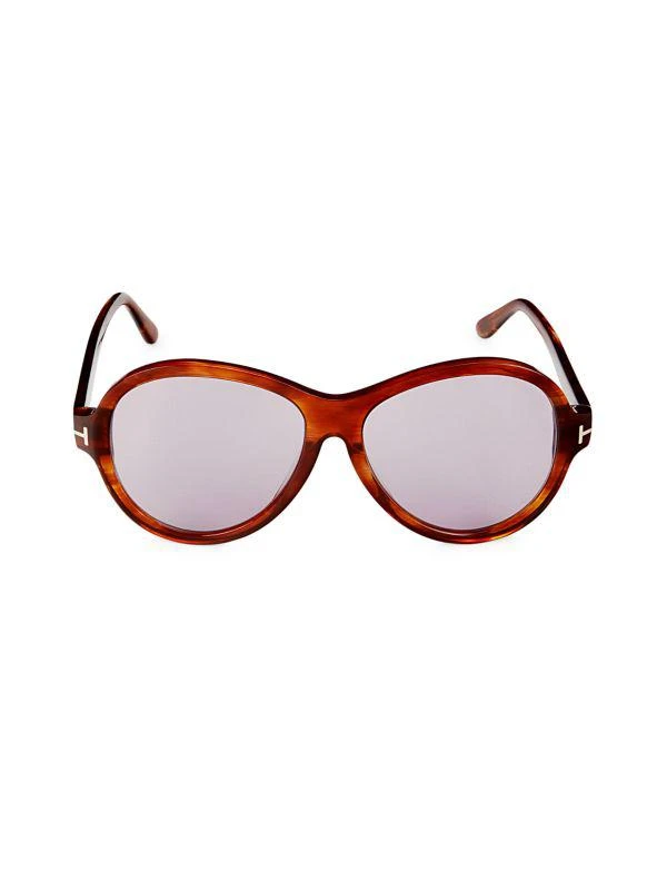 TOM FORD 59MM Oval Sunglasses 1