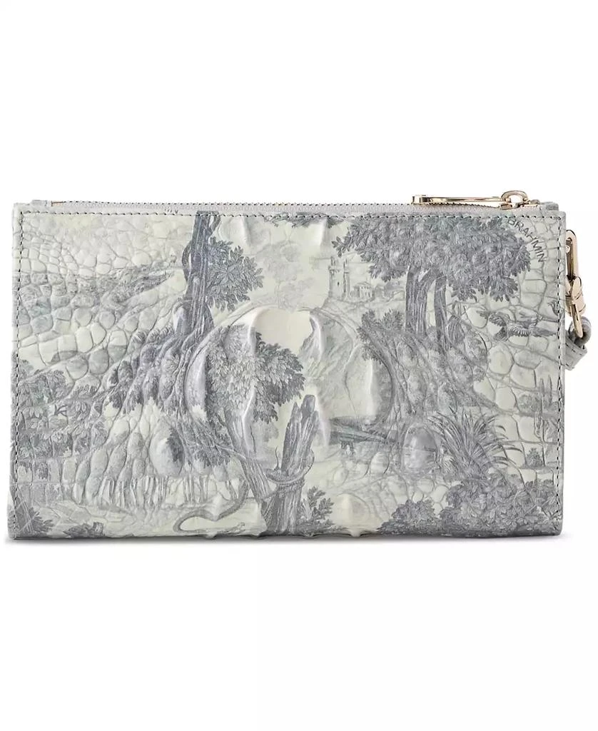 Brahmin Daisy Melbourne Embossed Leather Clutch 3