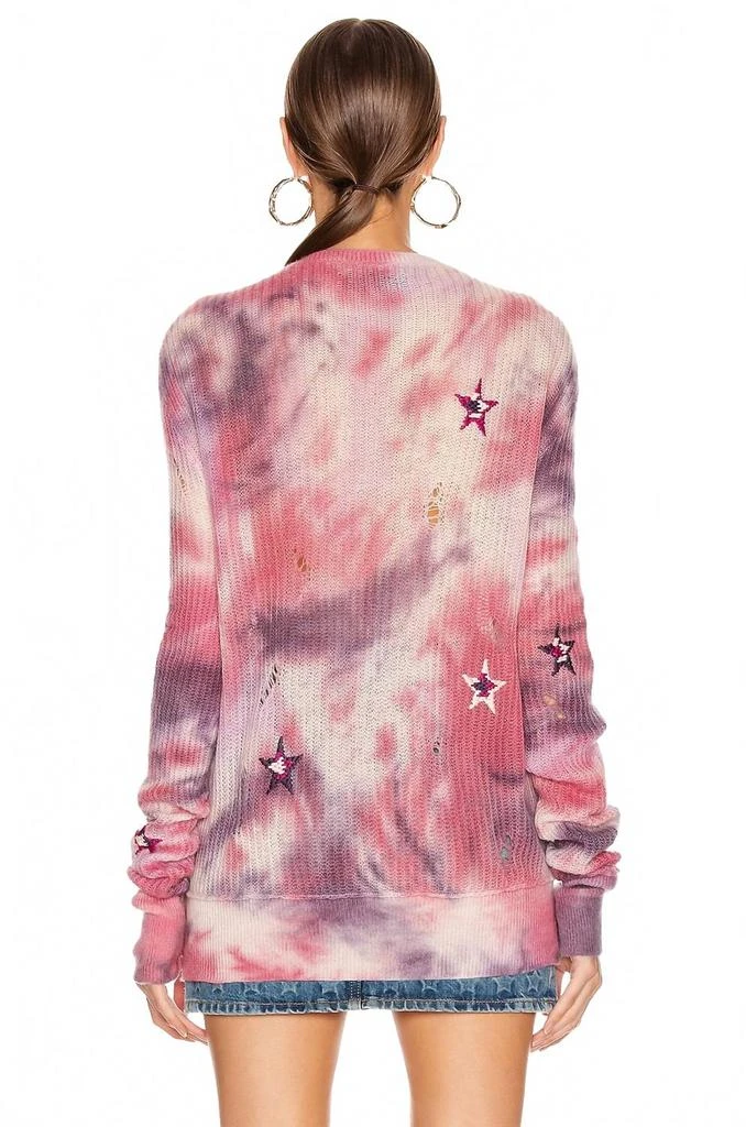 AMIRI Tie Dye Stars Sweater In Multicolor 2