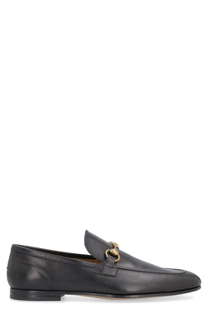 Gucci Gucci Jordaan Leather Loafers With Horsebit 1