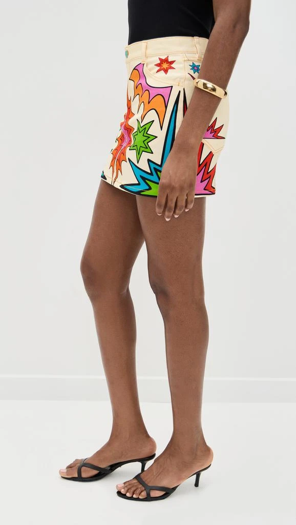 BruceGlen Play Print Denim Mini Skirt 3