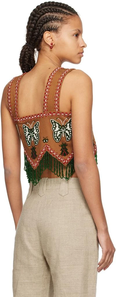 Bode Brown Athalia Camisole 3