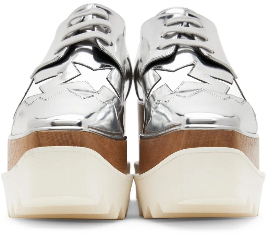 Stella McCartney Silver Elyse Stars Platform Lace-Ups 2