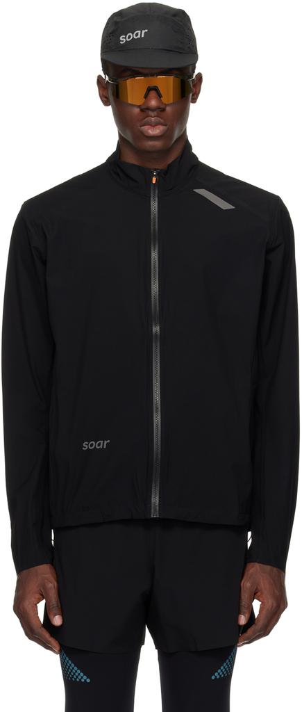 Soar Running Black Ultra Jacket