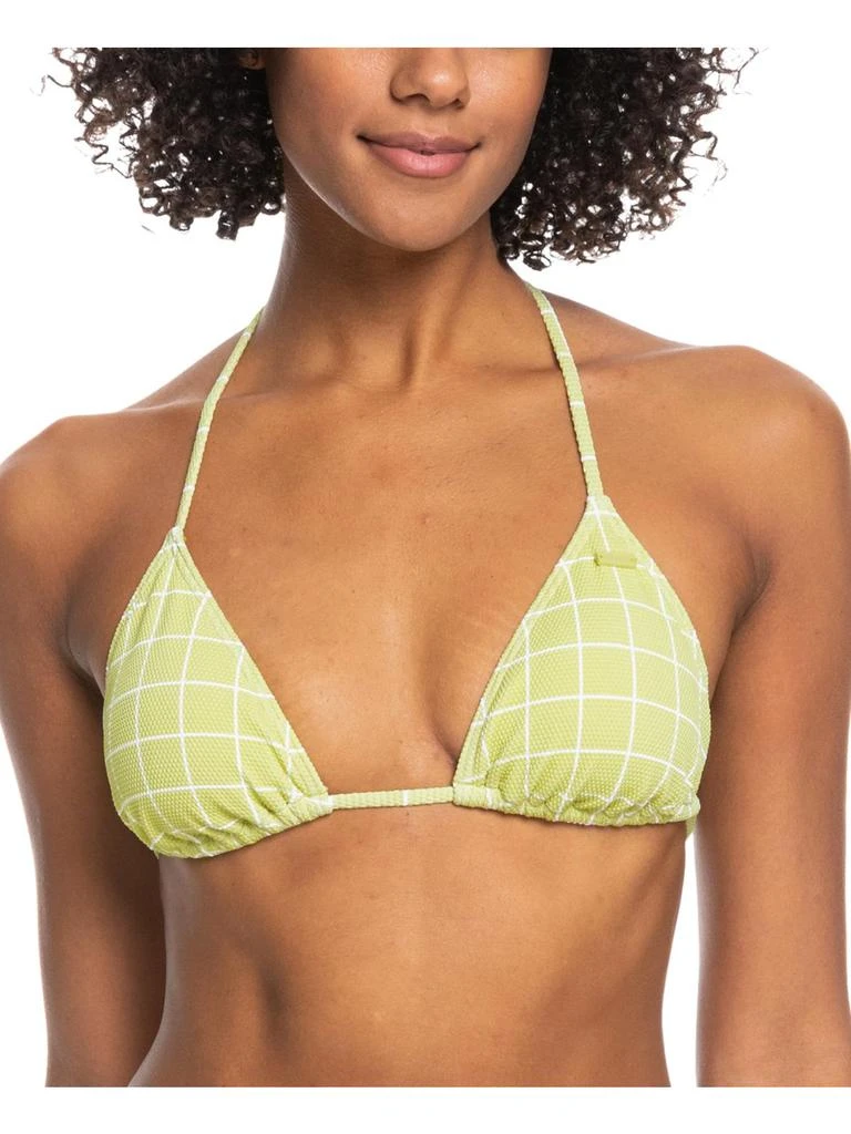 Roxy Womens Textured Bikini Bikini Swim top 1