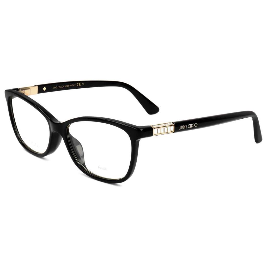 Jimmy Choo Jimmy Choo Women's Black Cat-Eye Opticals