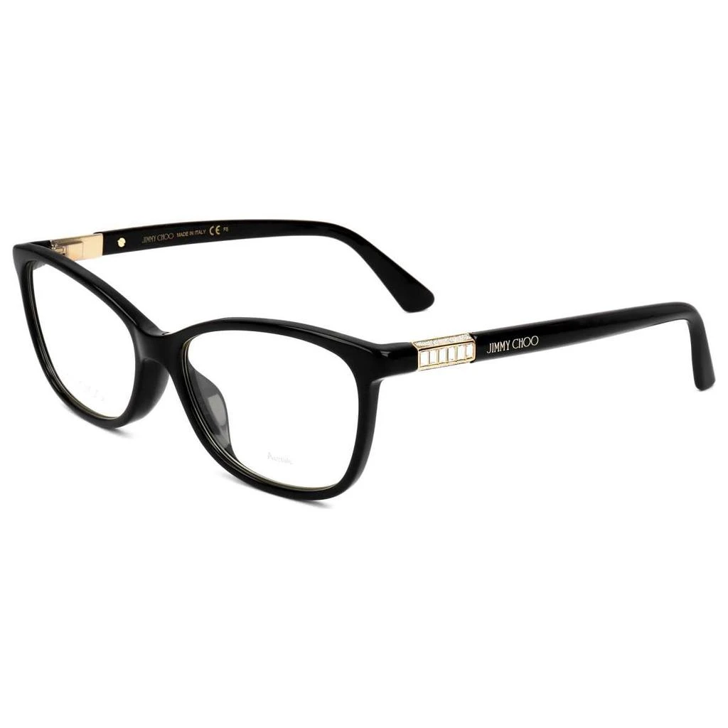 Jimmy Choo Jimmy Choo Women's Black Cat-Eye Opticals 1