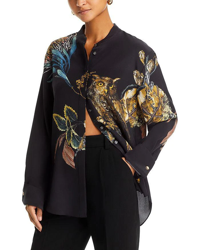 Jason Wu Forest Floral Silk Blouse 1