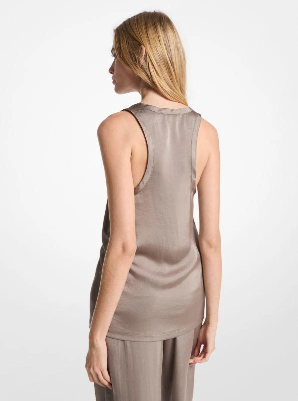 undefined Satin Racerback Tank Top 2
