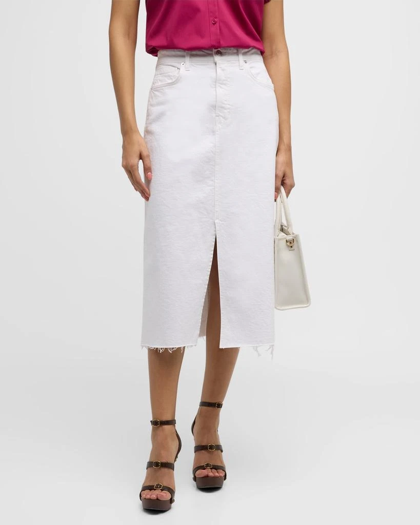 VERONICA BEARD Victoria Denim Midi Skirt 3