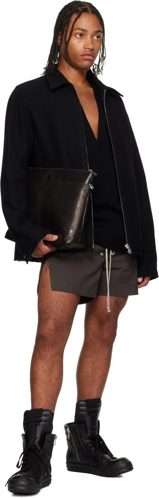 Rick Owens Black Concordians Big Adri Bag 4