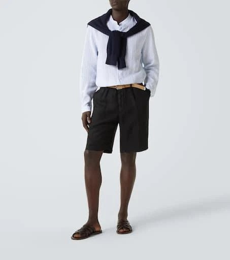 Brunello Cucinelli Linen Bermuda shorts 2