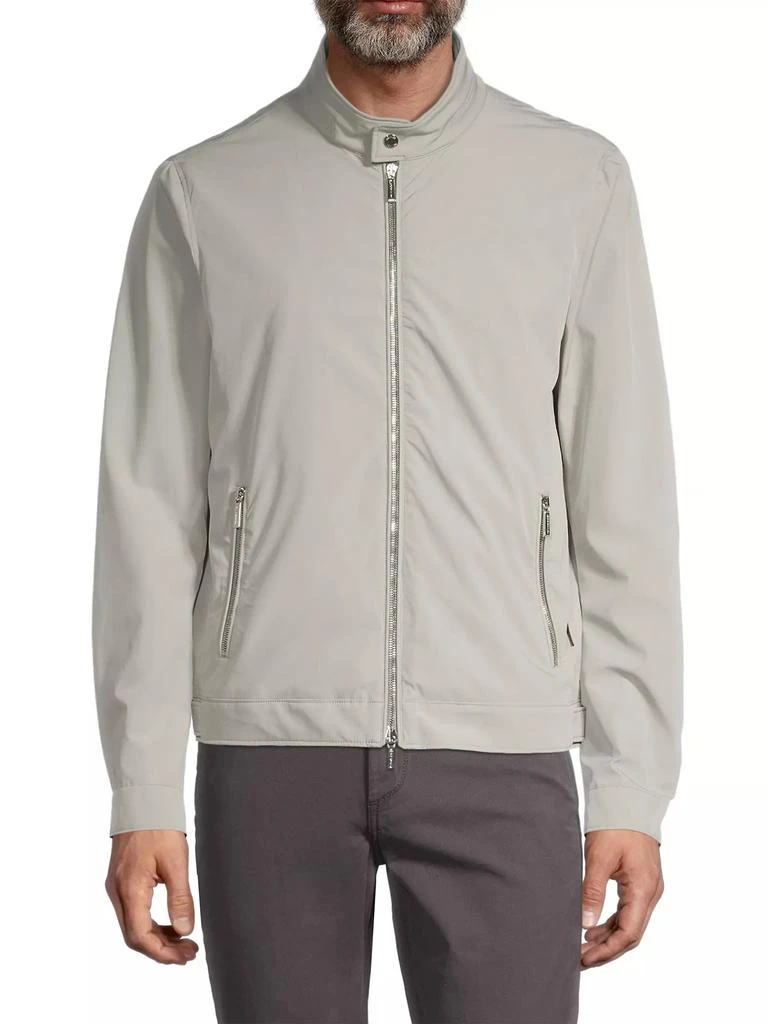 Moorer Banded Collar Bomber Jacket 3