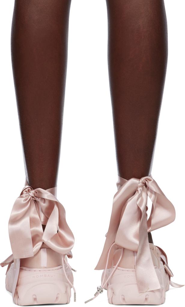 Rombaut Pink Aura Bows Sneakers