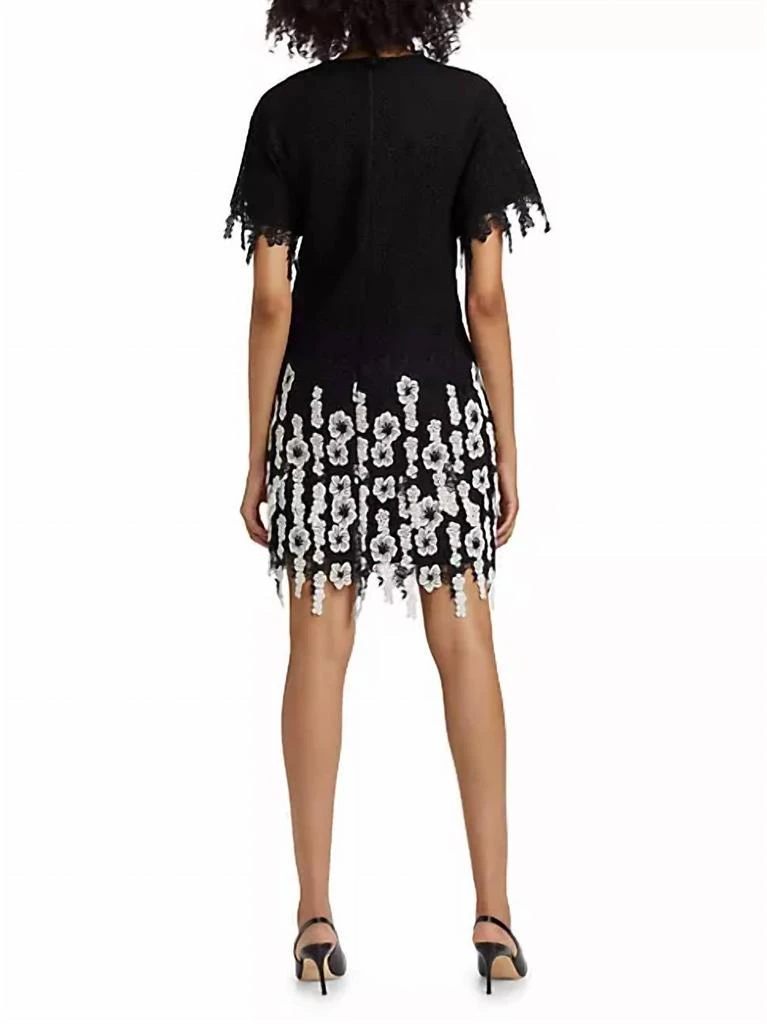 LELA ROSE Lela Rose - Lace Floral Minidress 3