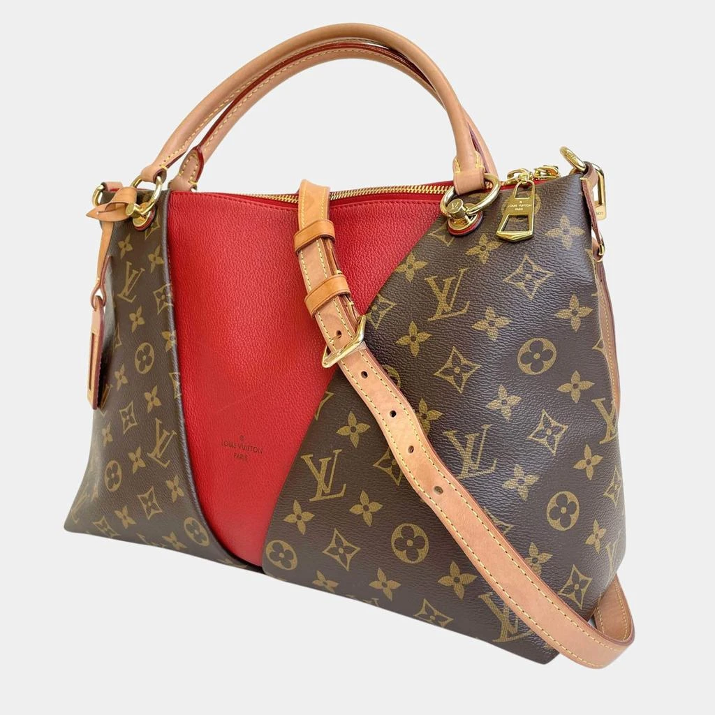 Louis Vuitton Louis Vuitton Red Monogram Canvas and Leather V Tote Bag 5