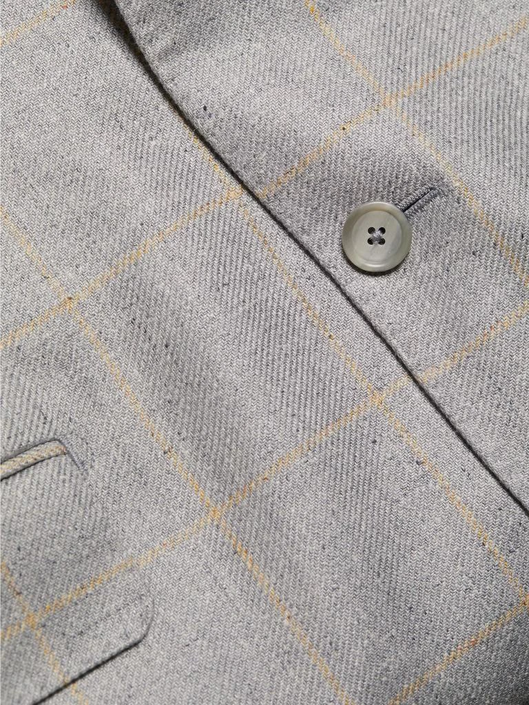 Saks Fifth Avenue COLLECTION Grid Wool Two-Button Sport Coat 7