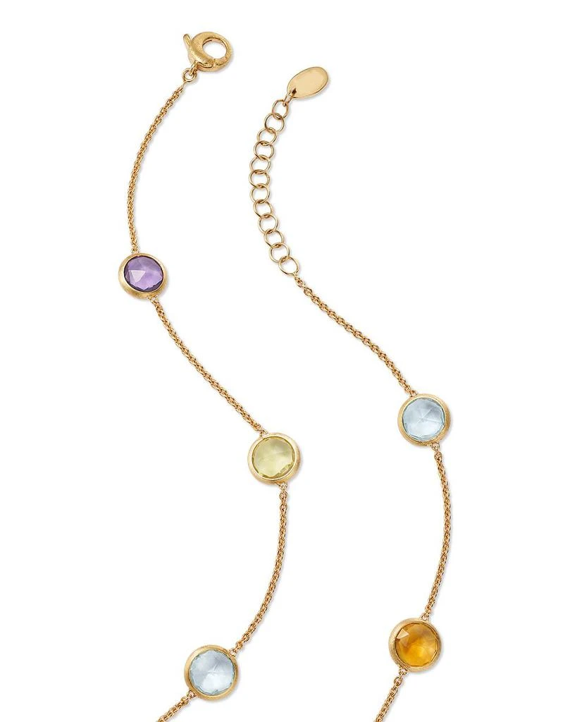 Marco Bicego 18K Yellow Gold Jaipur Multi Gemstone Necklace, 18" + 1.5" extender 4
