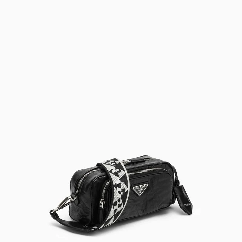 Prada Black leather shoulder bag 4