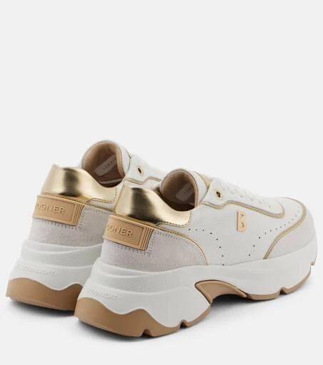 Bogner Kobe leather platform sneakers 2