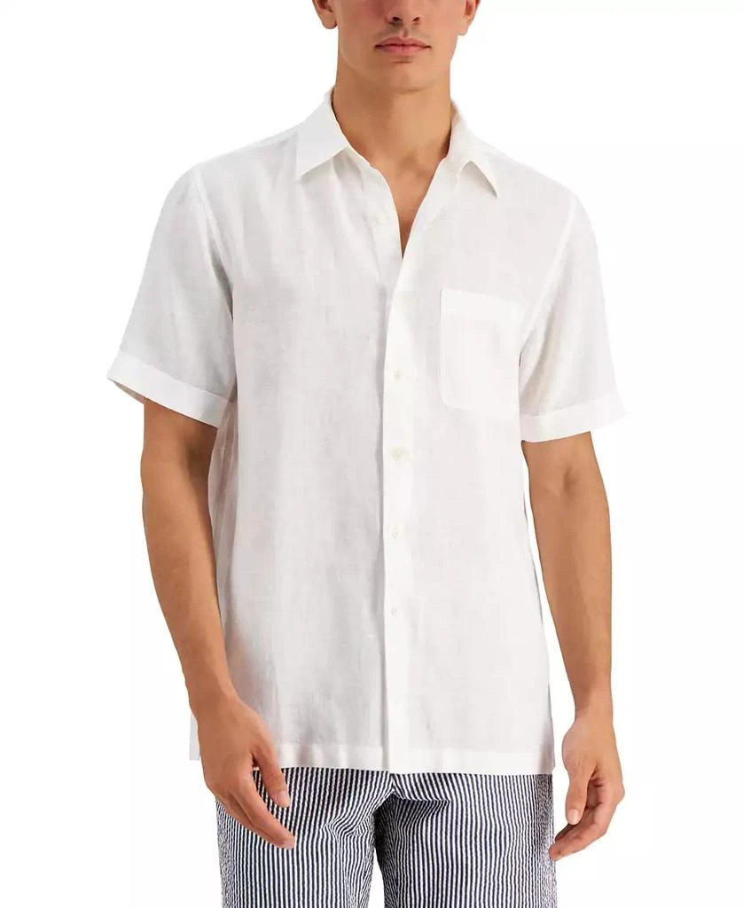 Club Room Men's 100% Linen Shirt, Created for Macy's 1