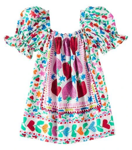 Fábula Printed cotton dress 1