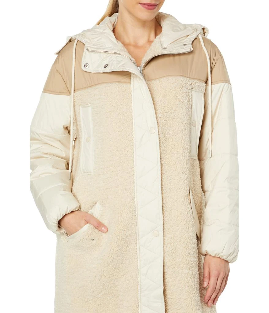 Avec Les Filles Mixed Media Quilted Anorak 3