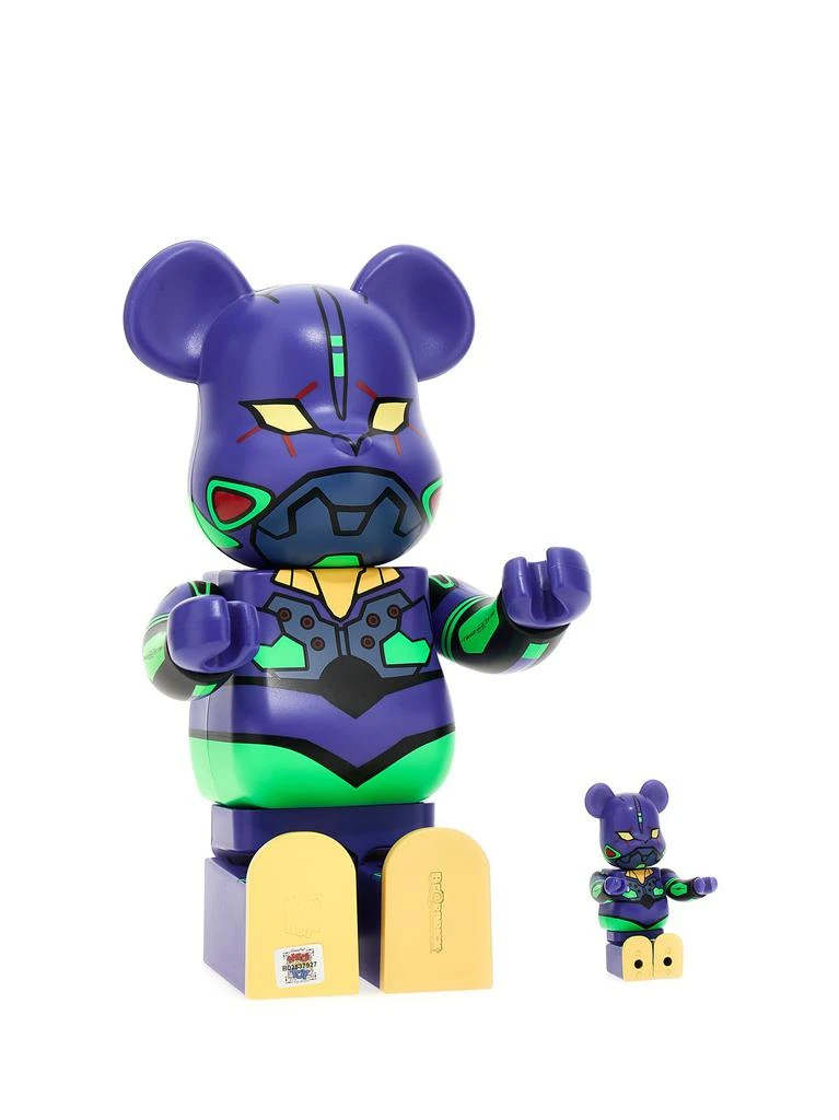 Medicom Medicom Toy X Evangelion Eva 01 100% + 400% Be@rbrick Set 3