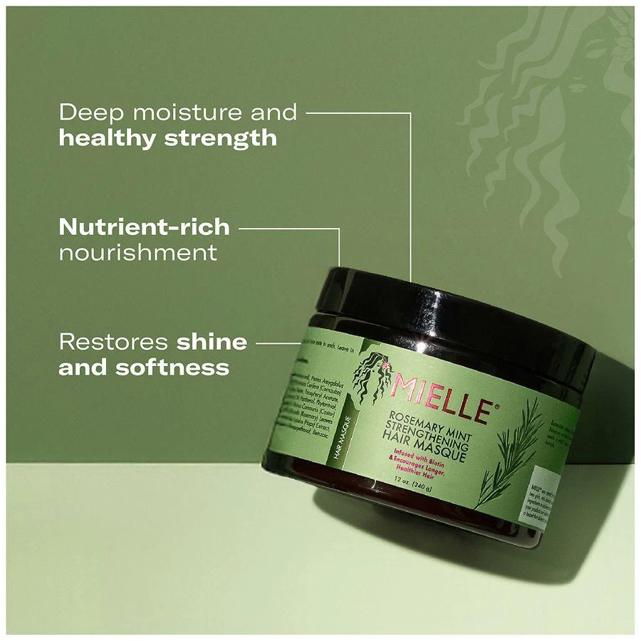 Mielle Organics Strengthening Hair Masque Rosemary Mint 6